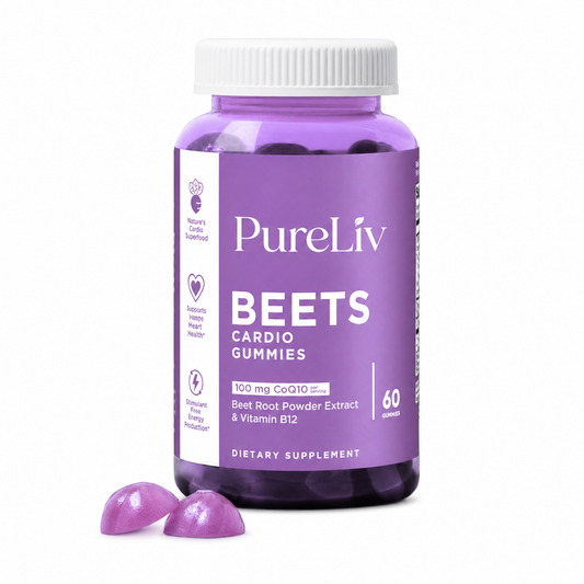 Beetroot Heart Gummies (60 Capsules)
