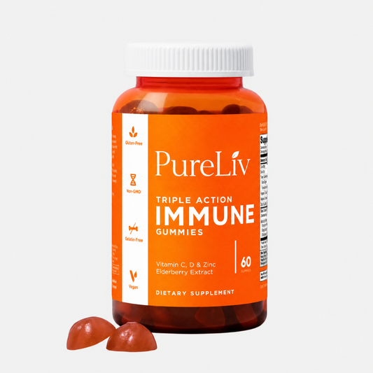 Triple-Action Immunity Gummies (60 Capsules)